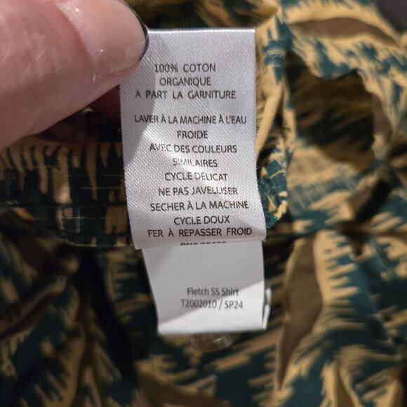 Toad & Co mens Fletch button up short sleeve shirt sz M - Picture 5 of 6